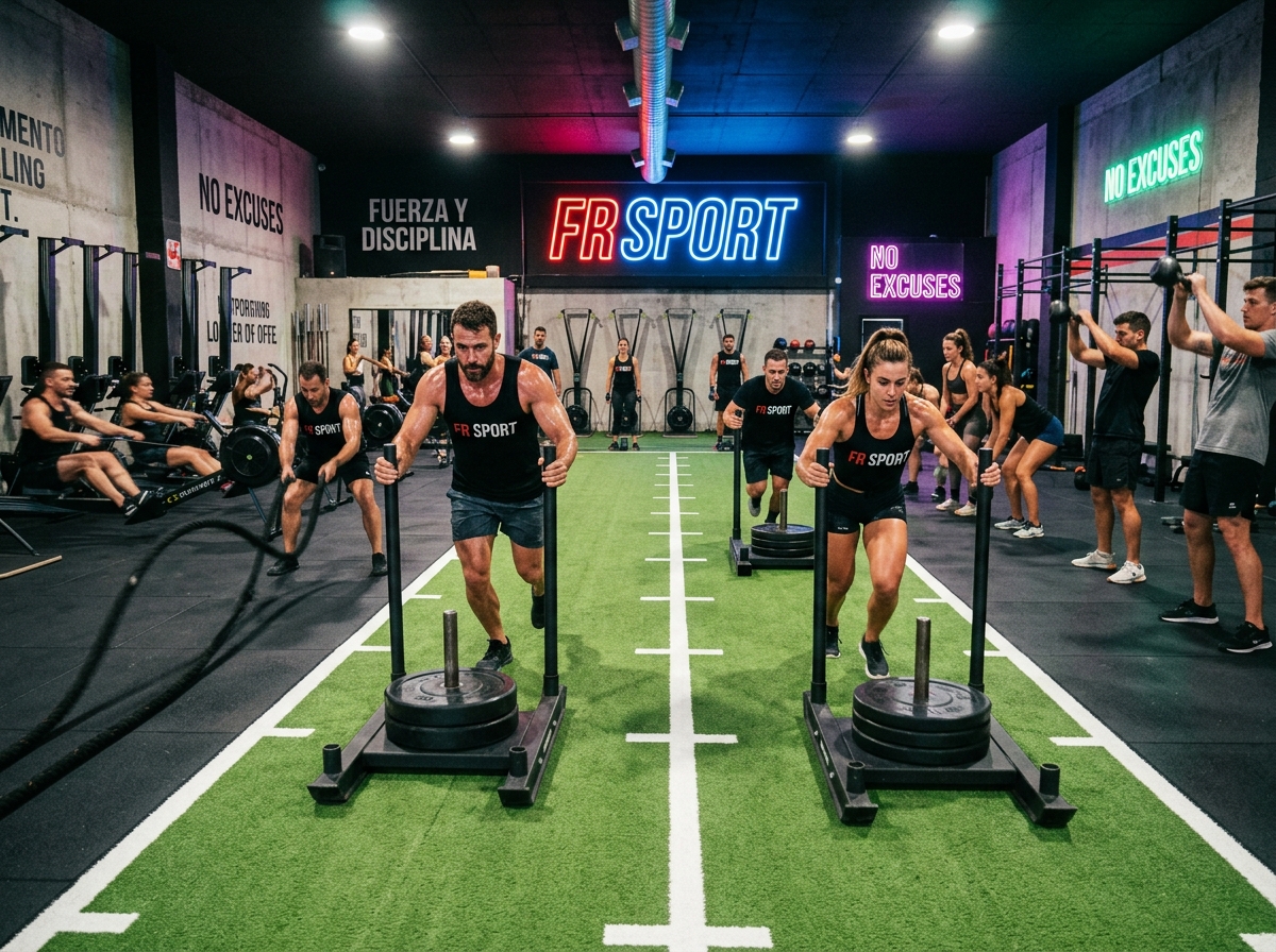 Pista de césped para conditioning